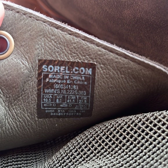 Sorel Joanie mesh wedge size 10.5 khaki green - Picture 6 of 6